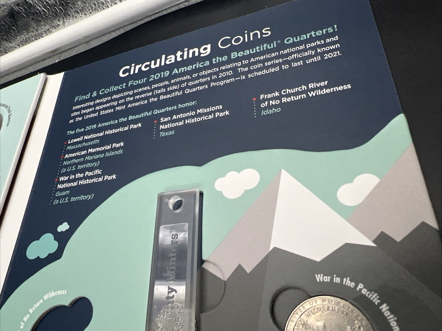 2019 Coin Starter & Activity US Mint Booklet with Proof & Circulating Coins #a