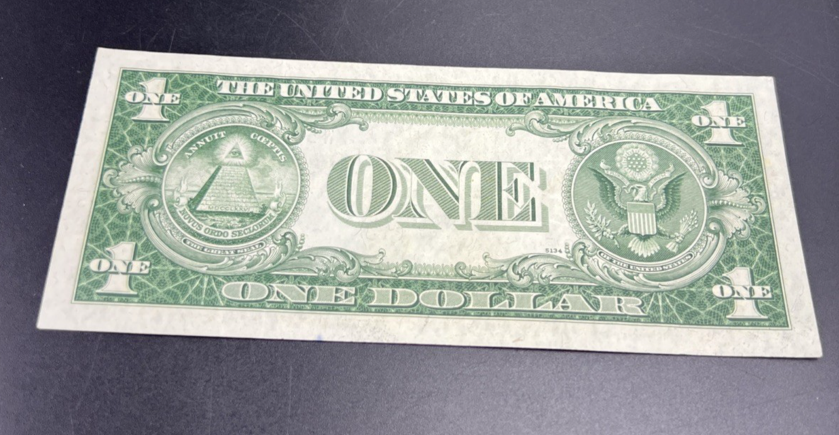 1935 D $1 Narrow Margin One Dollar Silver Certificate CH XF / AU #288