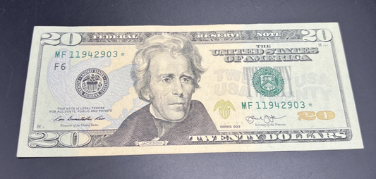 2013 Star * $20 FRN Federal Reserve Note XF EF Extra Fine Circ #903