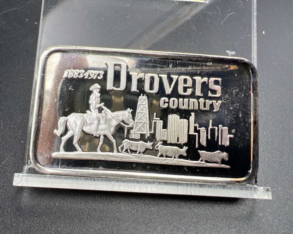 1973 Drovers Country 1 Oz Silver Art Bar