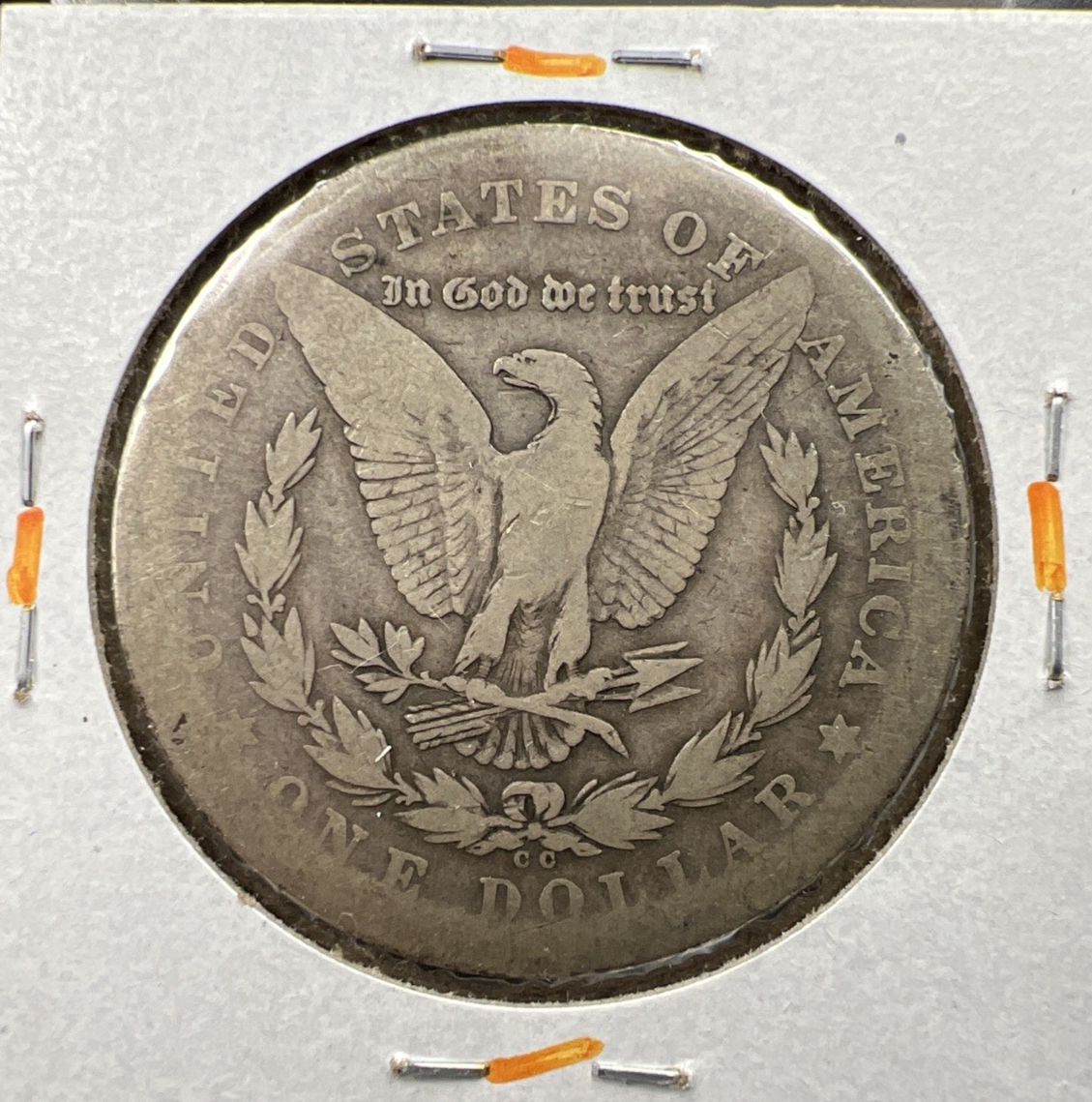 1878 CC Morgan Silver Dollar Coin AG About Good Circulated