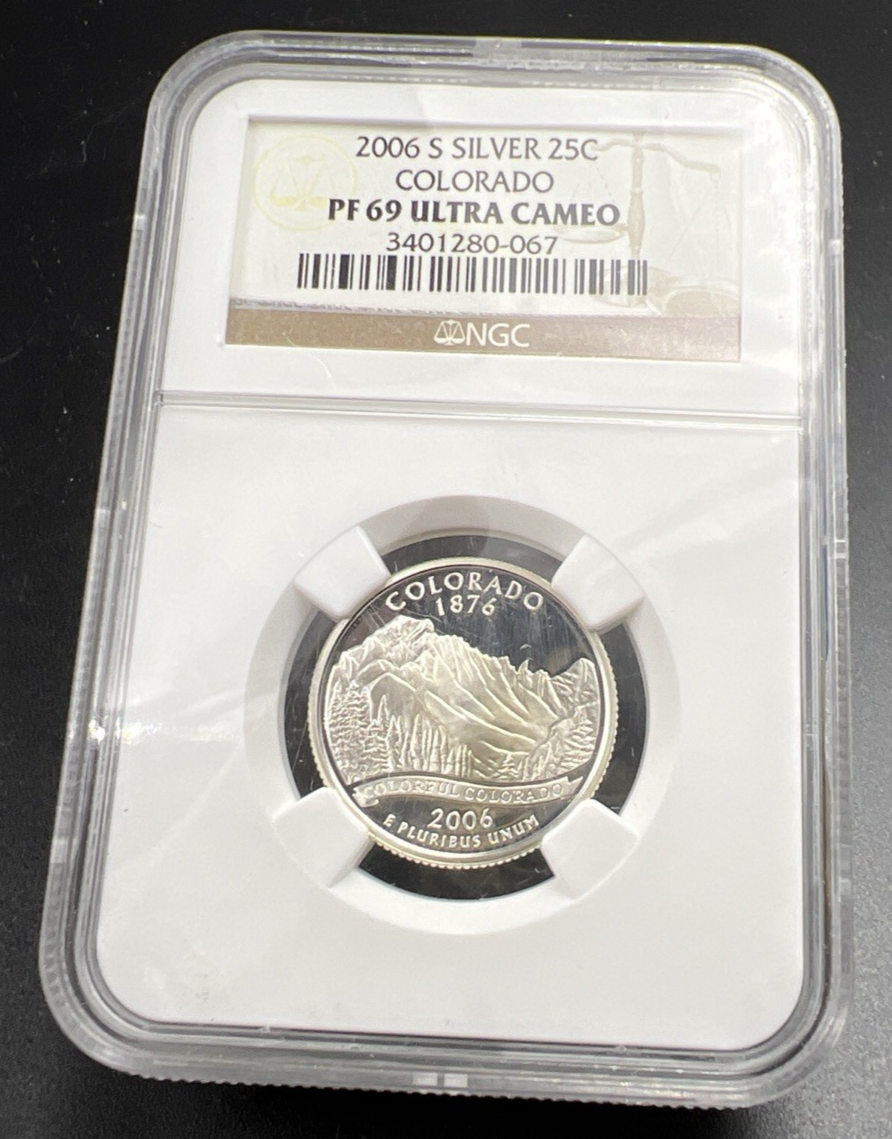 2006 S Colorado State Statehood Silver Quarter Coin NGC PF69 UCAM #067