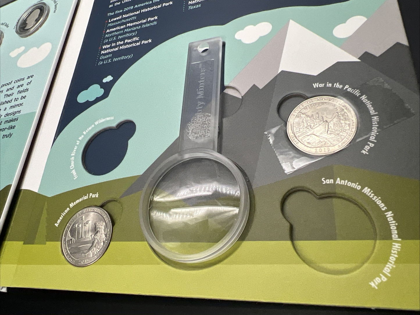 2019 Coin Starter & Activity US Mint Booklet with Proof & Circulating Coins #a