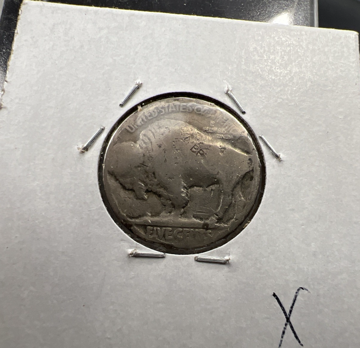 Hobo Buffalo Nickel Coin Modern Carving SKU#X