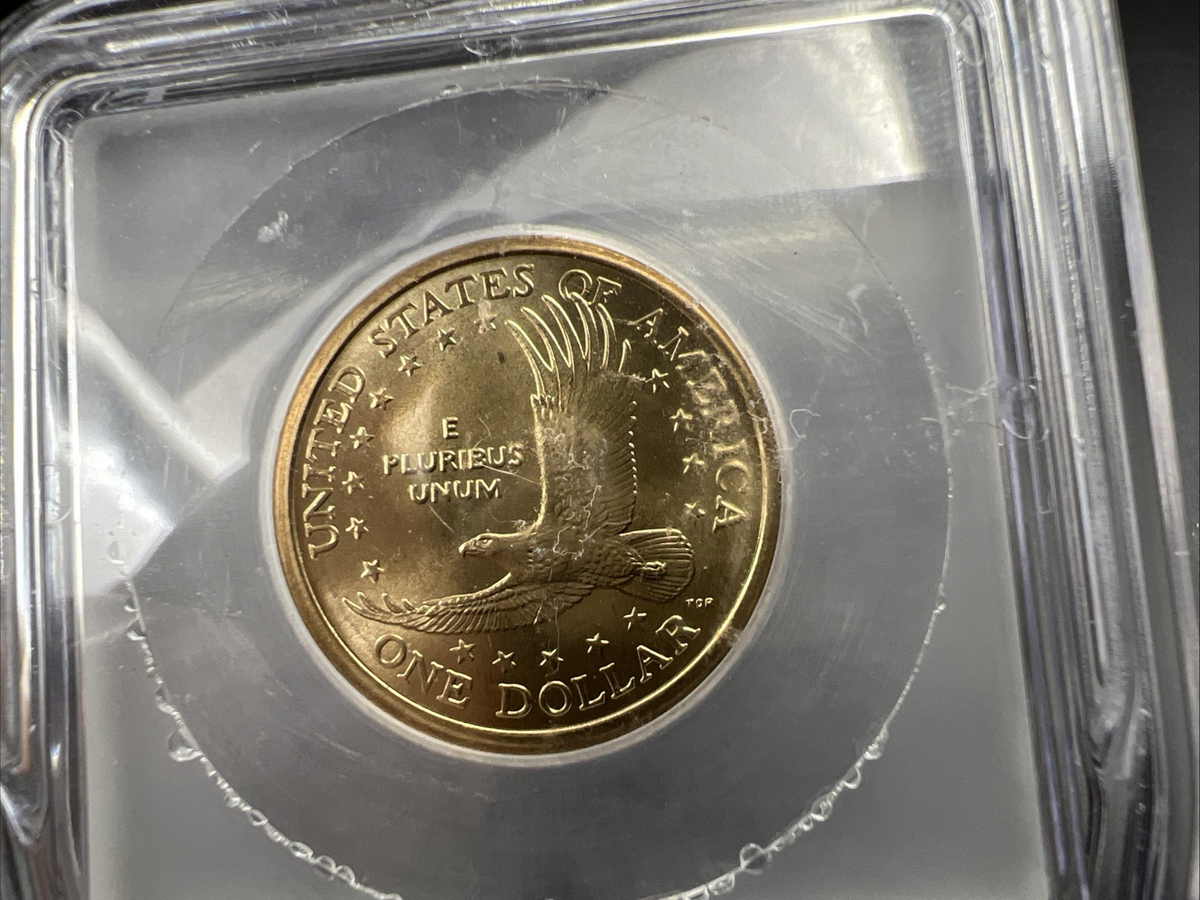 2006 P $1 Sacagawea Brass Dollar Coin ICG MS67 + Plus graded