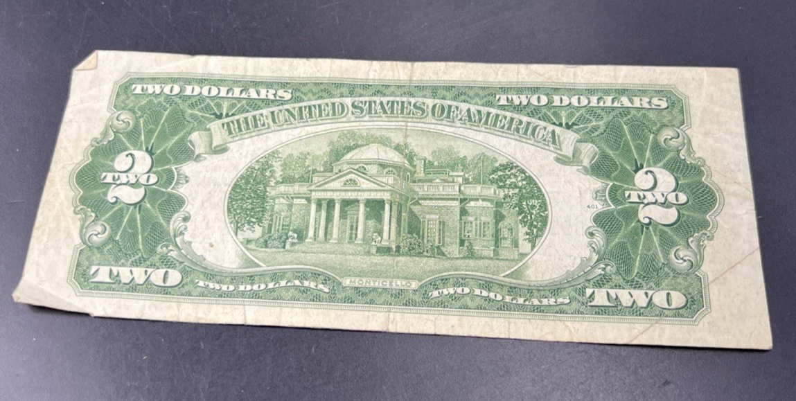 1953 * $2 Star USN United States Notes Fine Circ #984