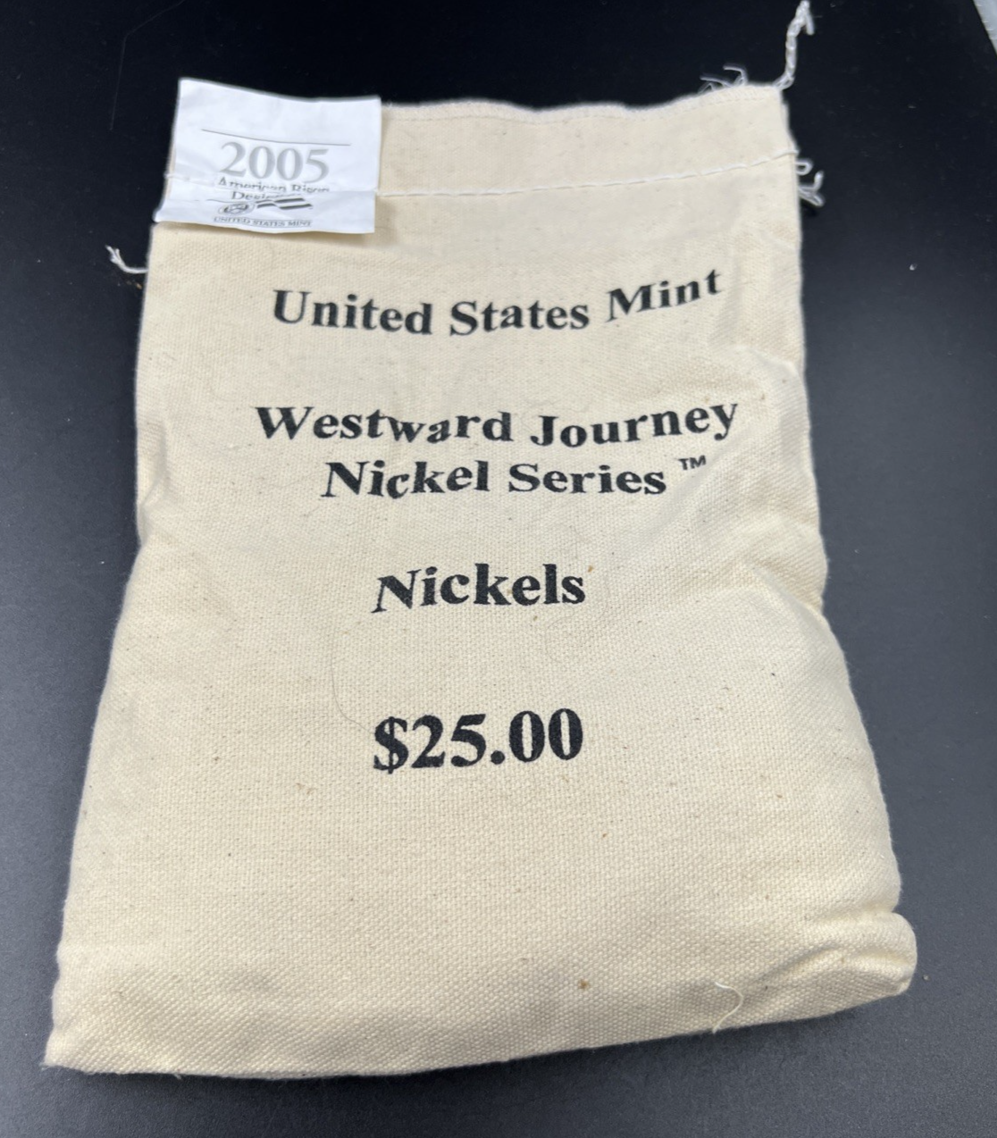 U.S. Mint Bag of 500 2005 P Bison Buffalo Westward Journey Nickels BU UNC