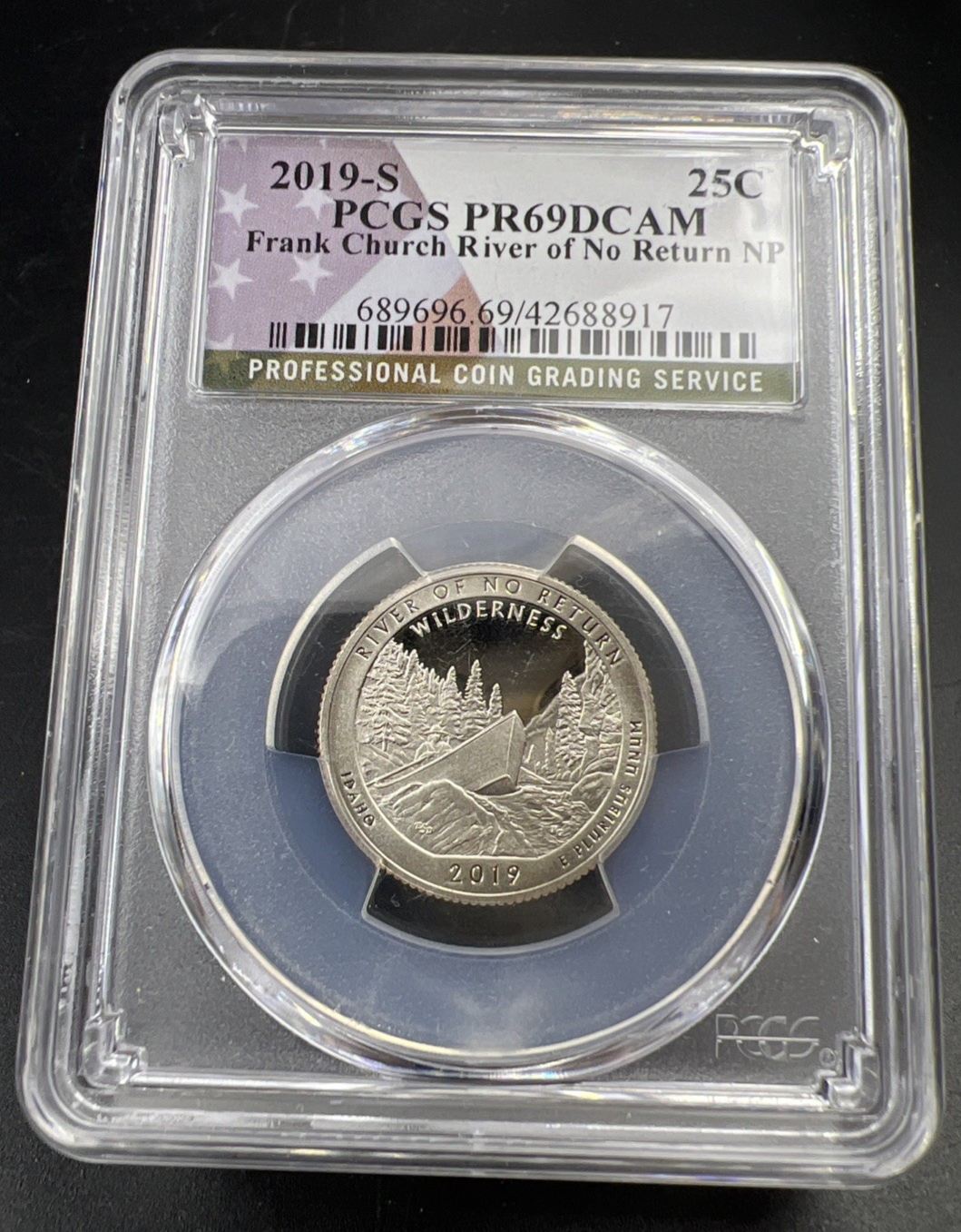 2019 S Frank Church River ATB America The Beautiful Proof Quarter PF69 DCAM #17