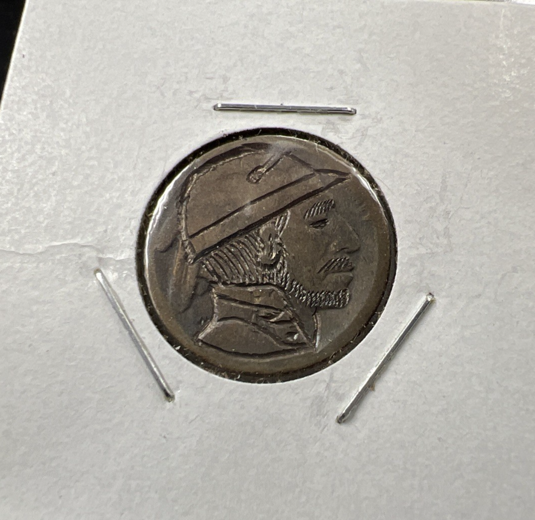 Hobo Buffalo Nickel Coin Modern Carving SKU#L