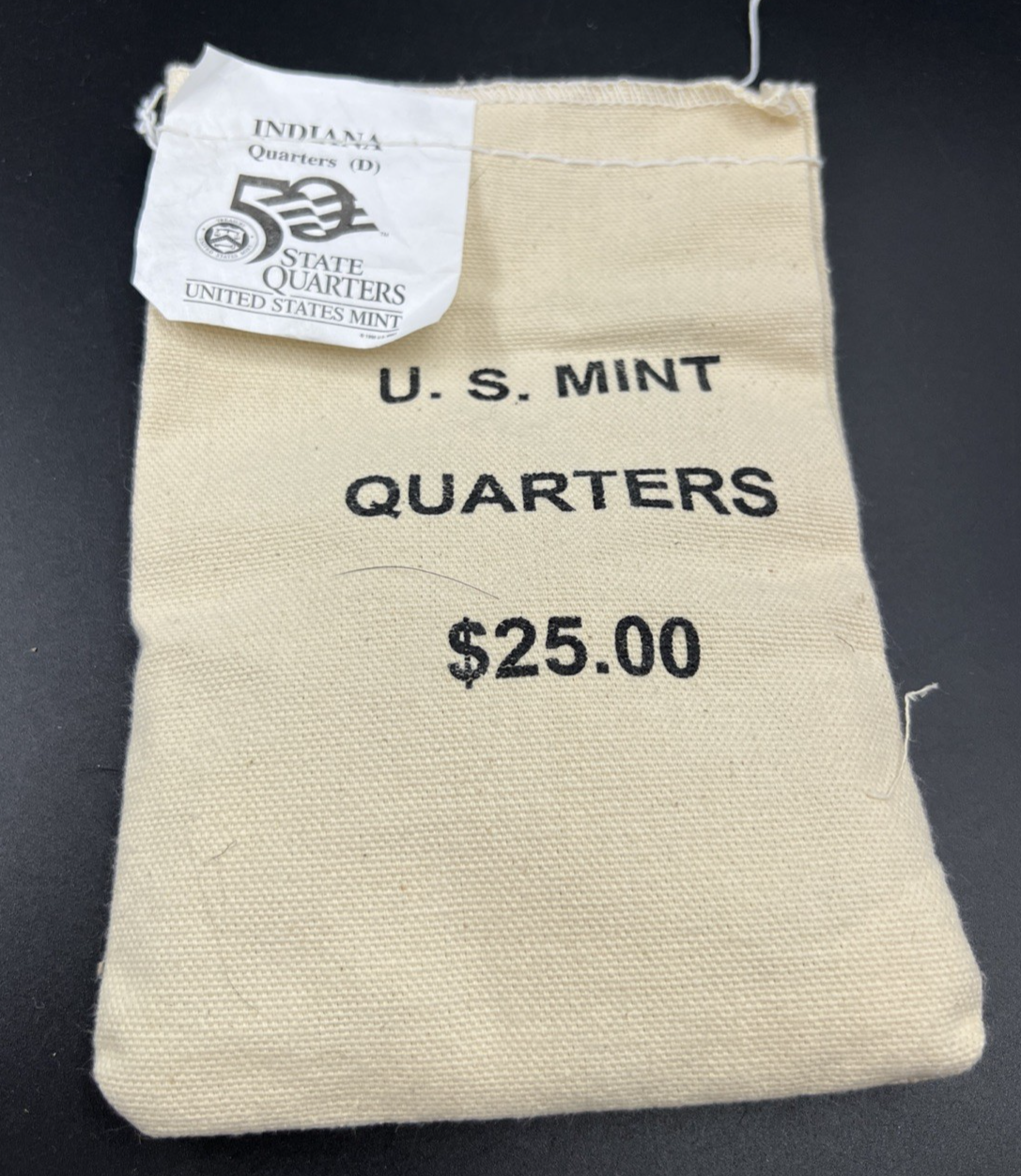 U.S. Mint Bag of 100 2002 D Indiana State Statehood Quarters BU UNC