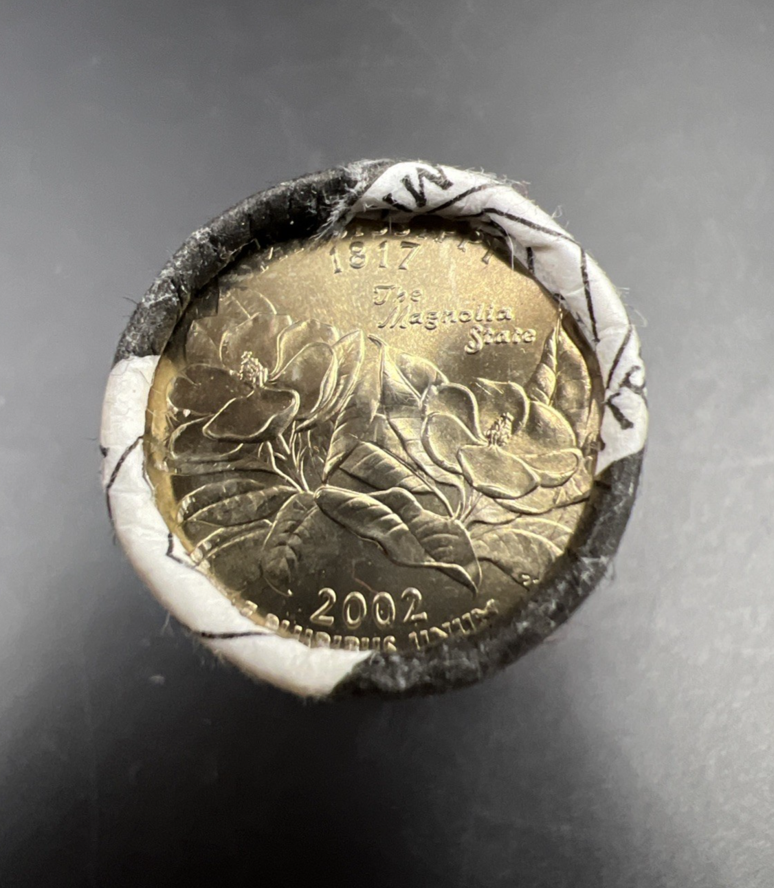 US Mint Certified 2002 P Mississippi State Statehood Quarter Roll BU UNC SK#A