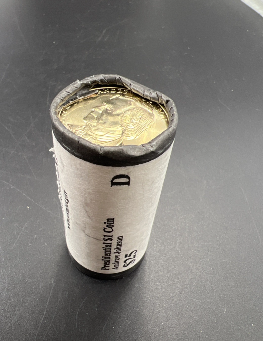 2011 D Andrew Johnson Presidential Dollar US Mint BU Roll 25 Coins
