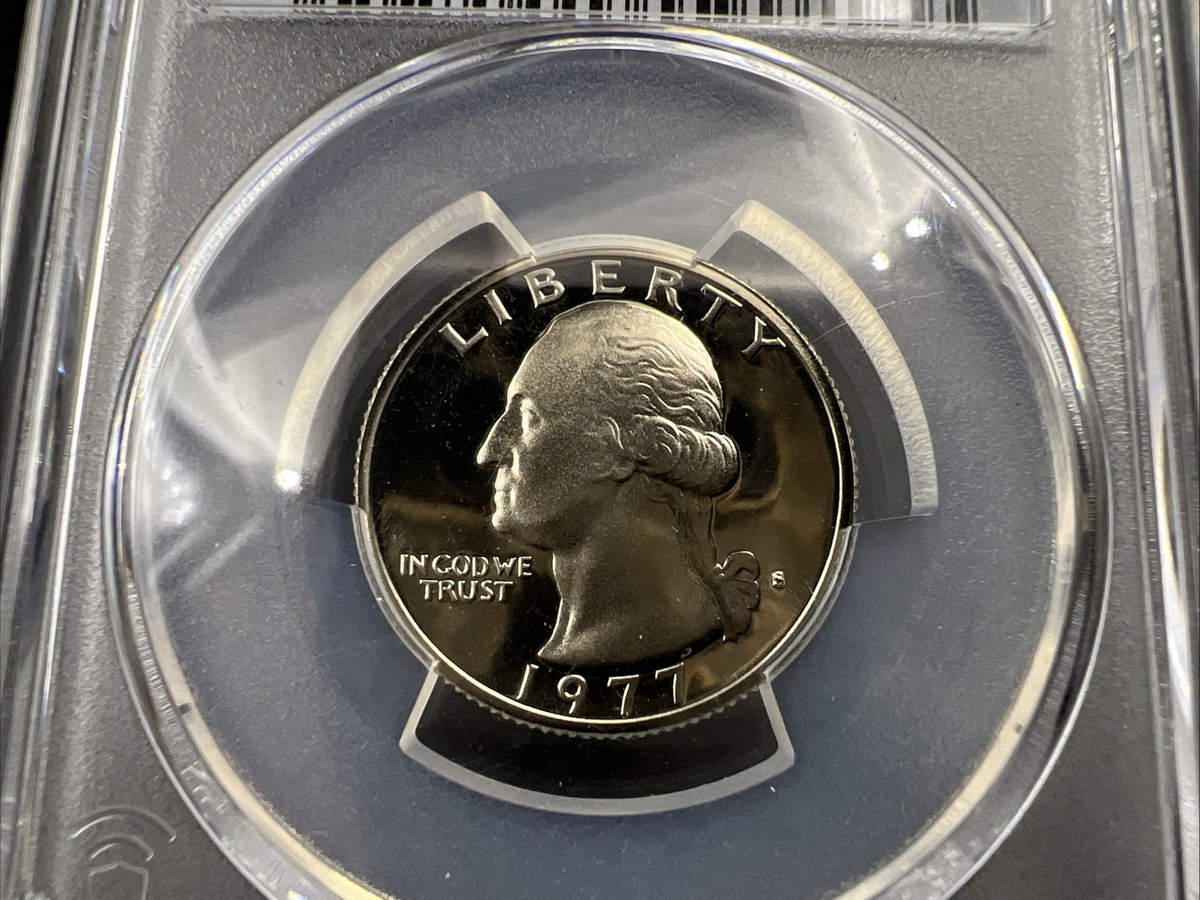 1977 S 25c Washington Clad Proof Quarter Coin PR69 PCGS #669