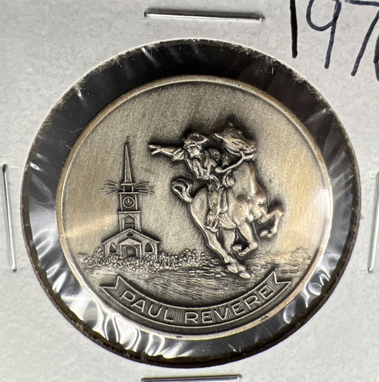 1976 Paul Revere Cradle of Liberty Bicentennial Token Nice Condition