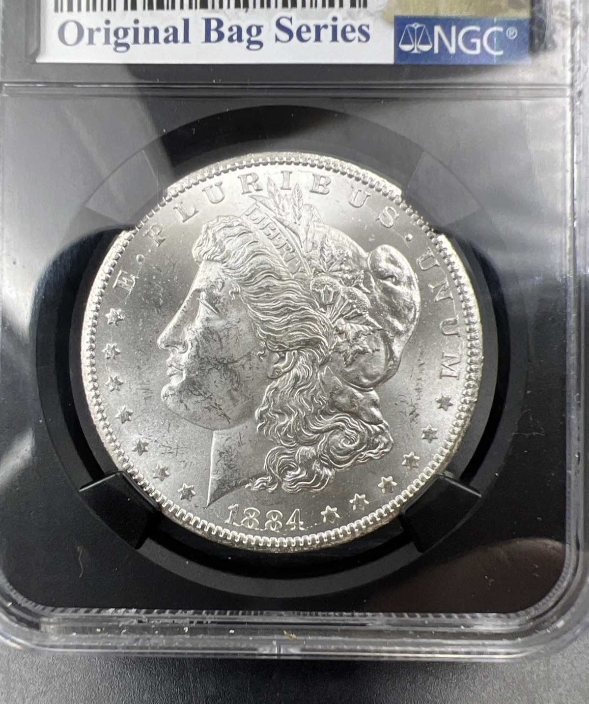 1884 CC Morgan Silver Eagle Dollar Coin NGC BU UNC Original Bag Fragment Series