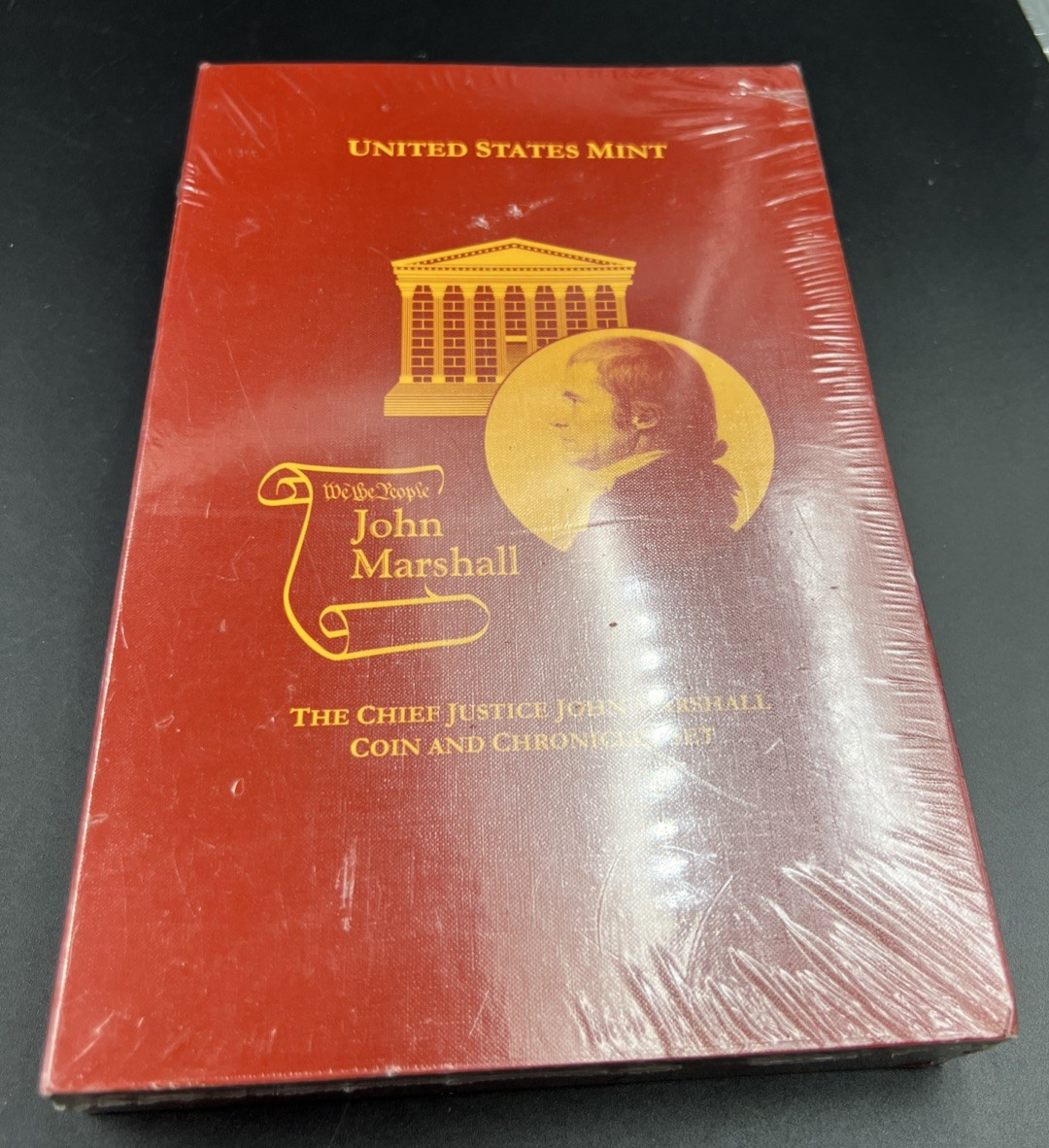 2005 John Marshall Silver Dollar Coin & Chronicles US Mint Set Sealed