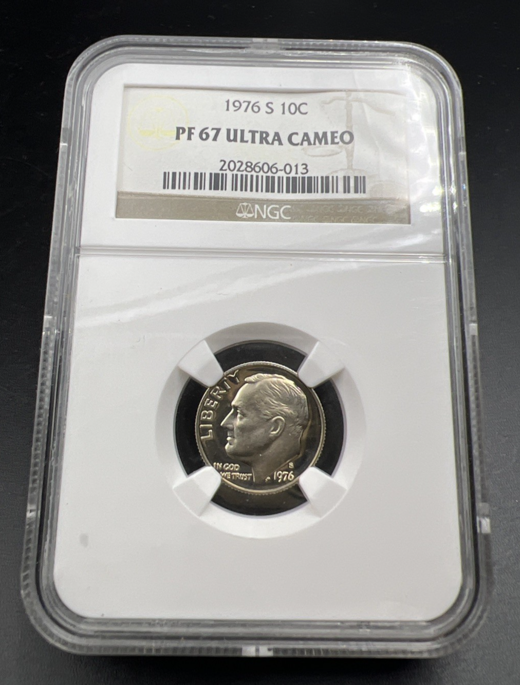 1976 S 10c Roosevelt Copper nickel Dime Coin Proof PF67 NGC UCAM #013