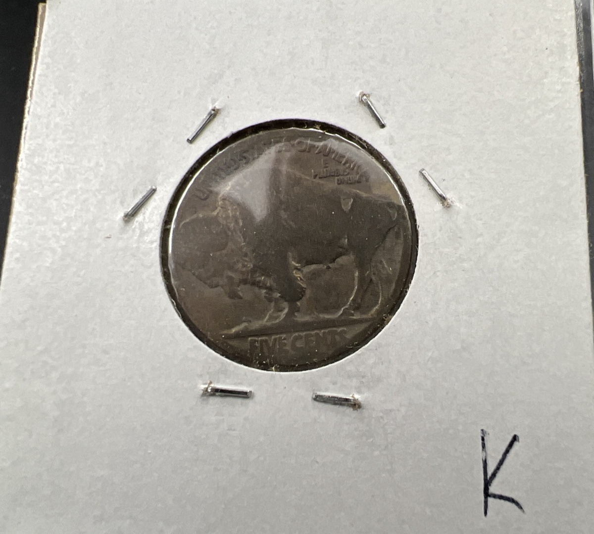 Hobo Buffalo Nickel Coin Modern Carving SKU#K