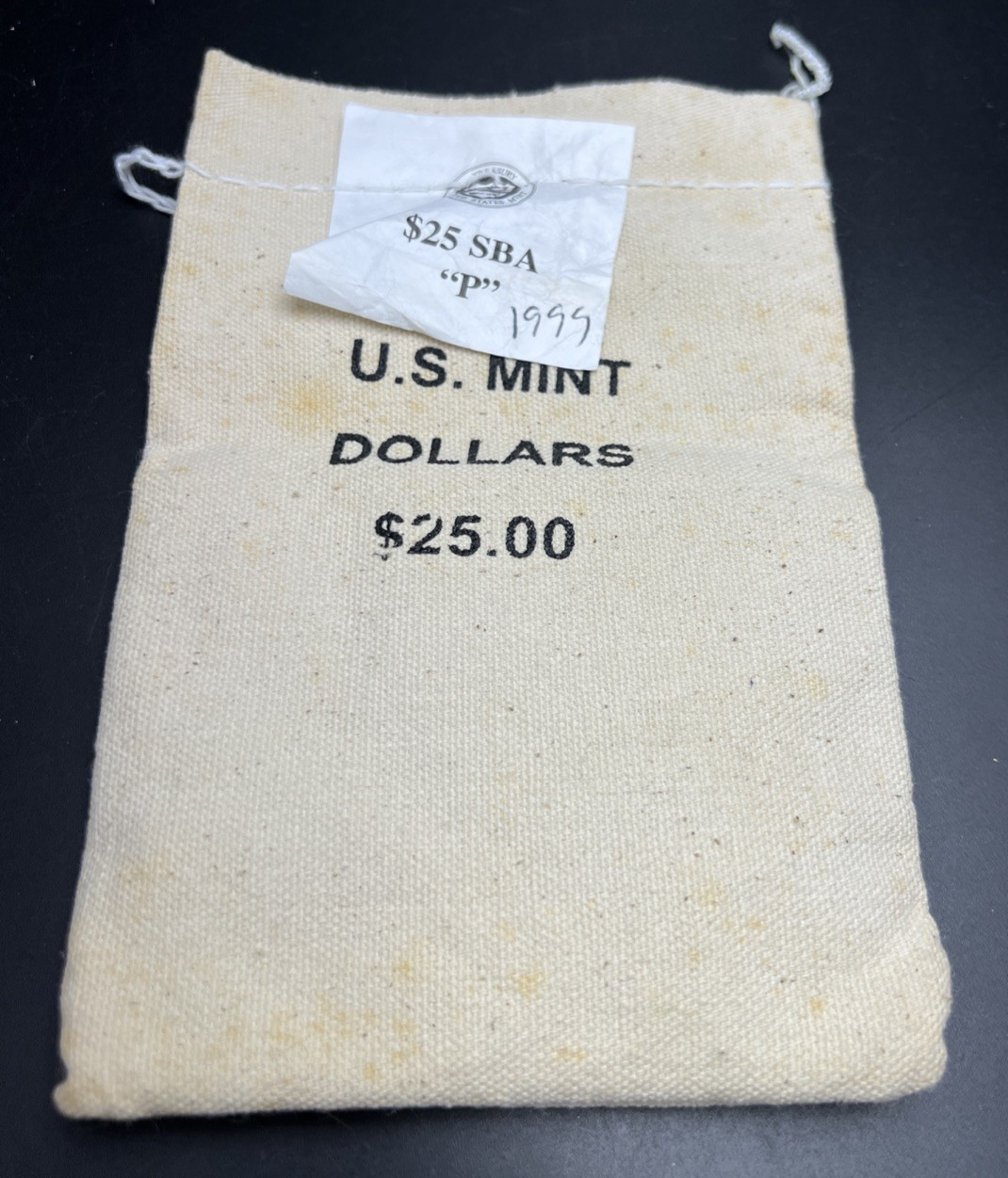 25 Coin US Mint Bag BU UNC 1999 P SBA Susan B Anthony Dollar Coins