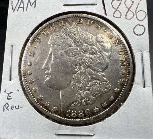 1886 O $1 Morgan Silver Dollar Coin VAM 1A XF EF Extra Fine Top 100 Variety