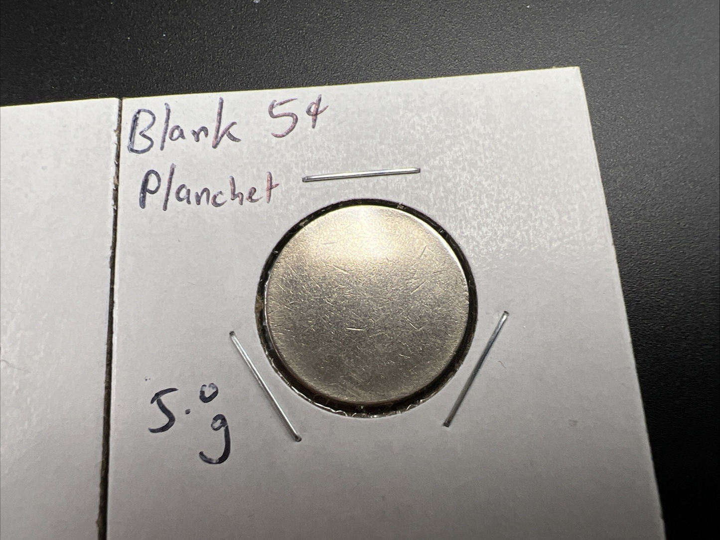 Blank Planchet Error Collector's lot 1c & 5c US Cent & Nickel Planchets UNC #a