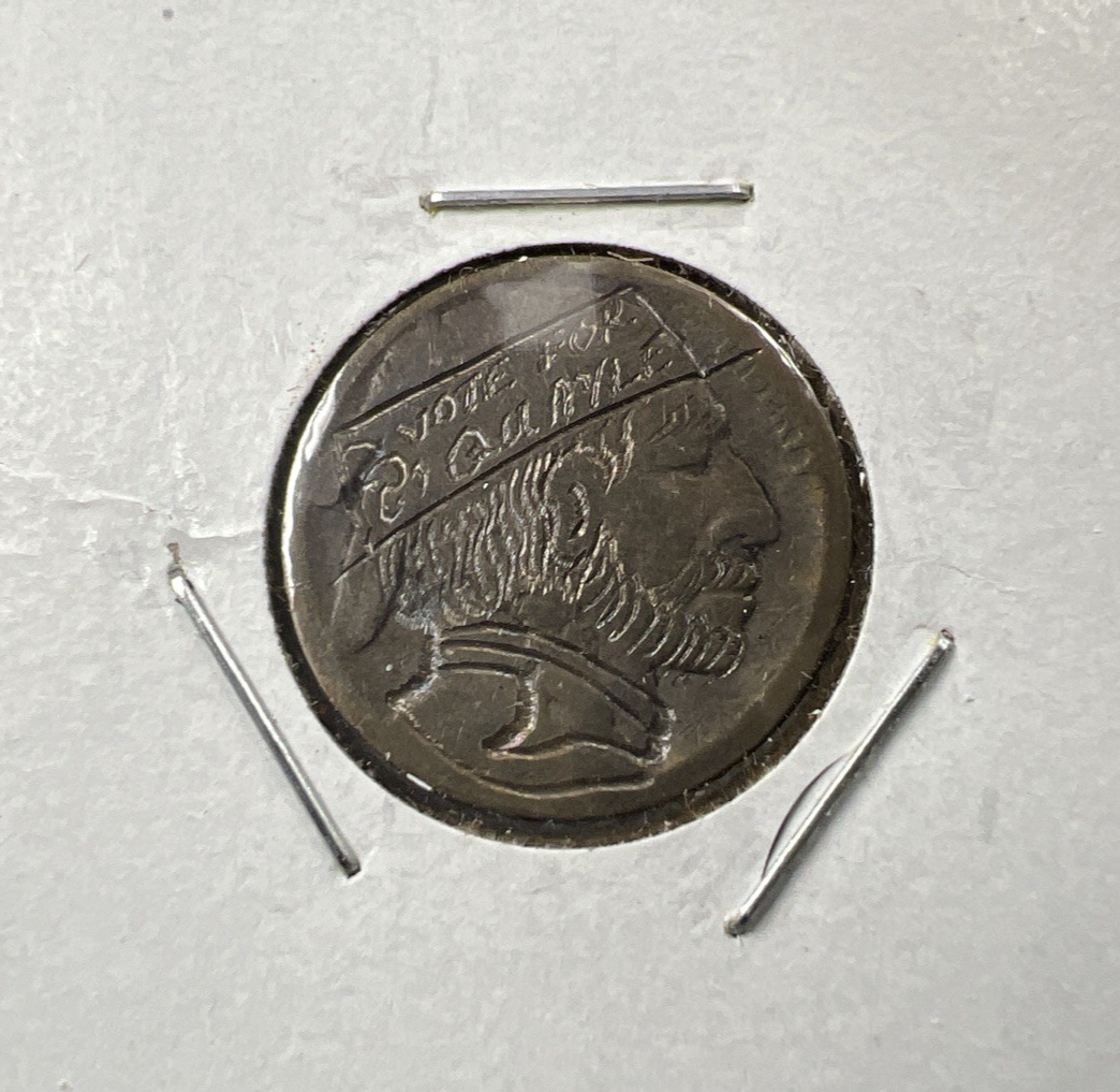 Hobo Buffalo Nickel Coin Modern Carving SKU#P