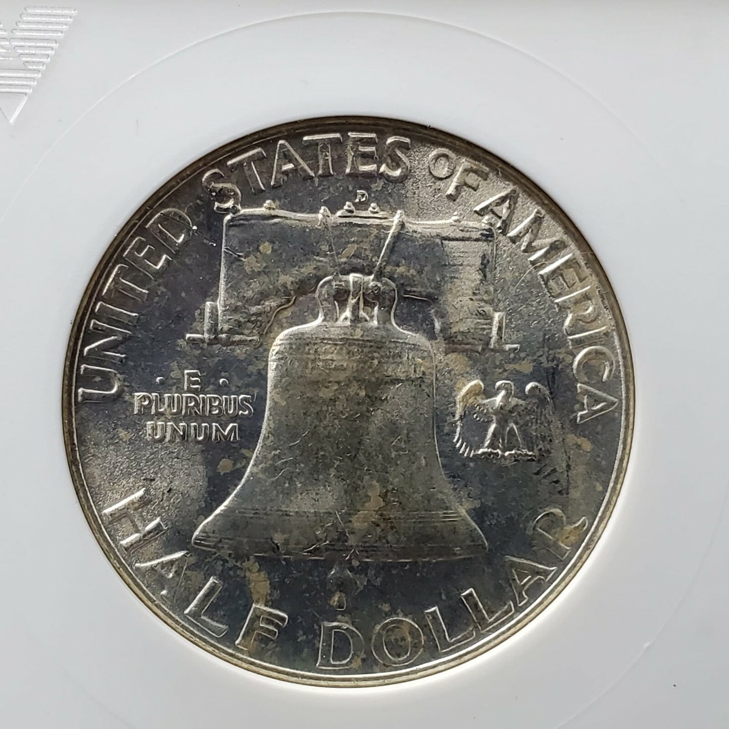 1963 D Franklin 50c ANACS MS64 FBL Full Bell Line DDO Double Die Variety NICE