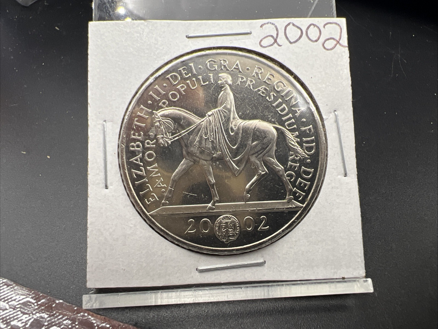 2002 Golden Jubilee Great Britain 5 Pounds Coin BU UNC sk#B