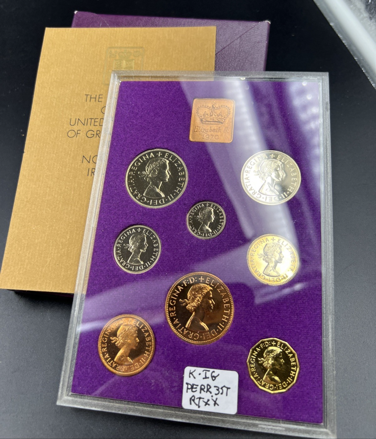 1970 Great Britain Northern Ireland Uncirculated Coin Set in Box