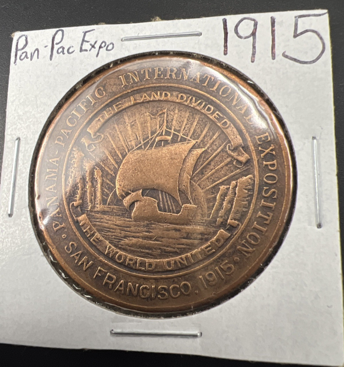 1915 Panama-Pacific Exposition South Carolina So-Called Dollar HK-412 medal VG