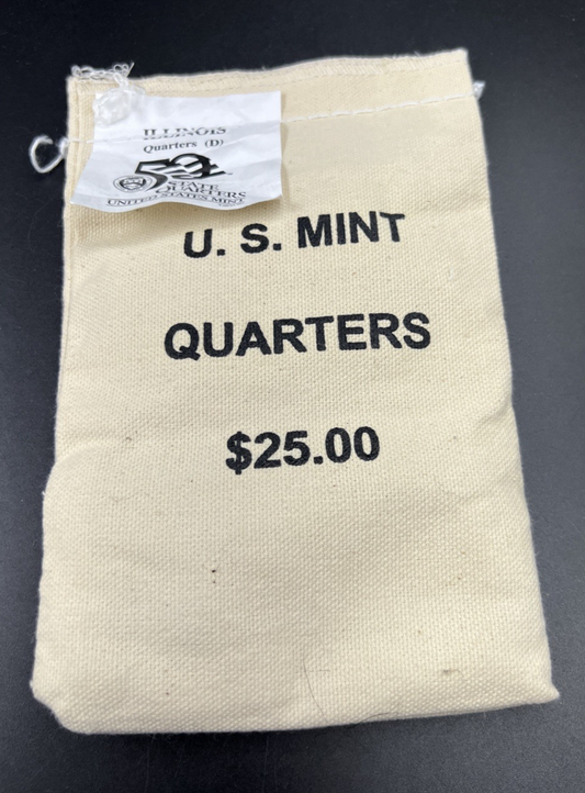 U.S. Mint Bag of 100 2003 D Illinois State Statehood Quarters BU UNC