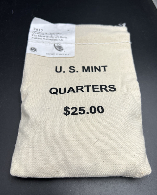 2017 P 25c Ozark Rivers 100 Coin US Mint Certified BU UNC ATB Quarter Bag $25 FV