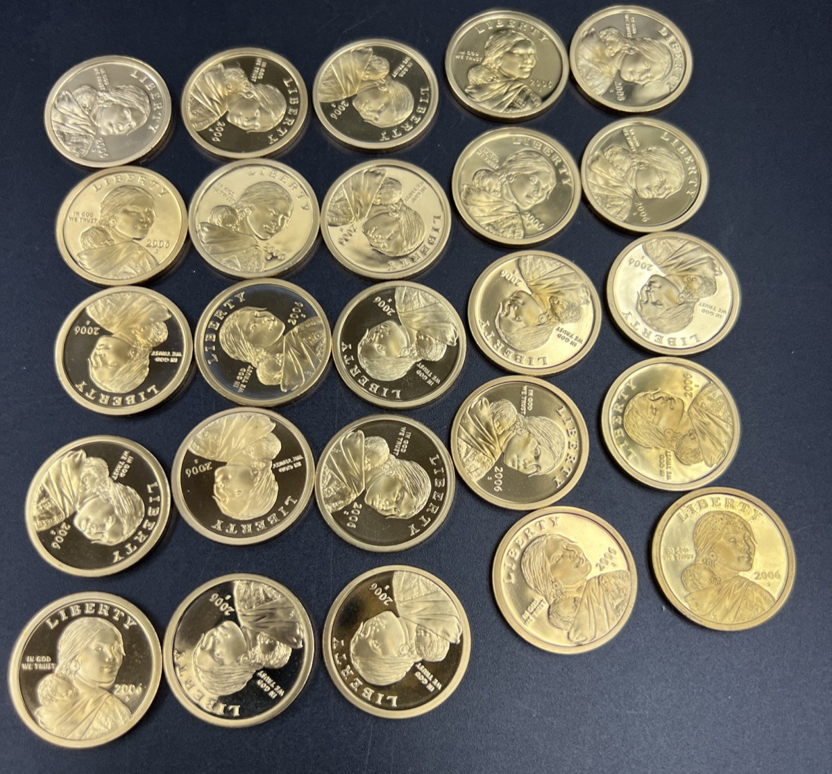 2006 S 25 Coin Proof Sacagawea Dollar Coin Roll