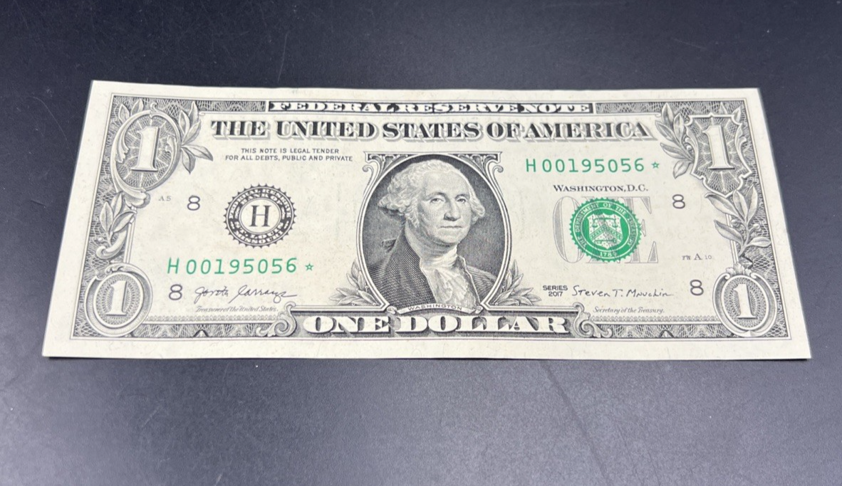 2017 * $1 Star FRN Federal Reserve Note Choice UNC #5056