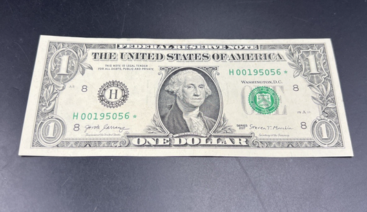 2017 * $1 Star FRN Federal Reserve Note Choice UNC #5056