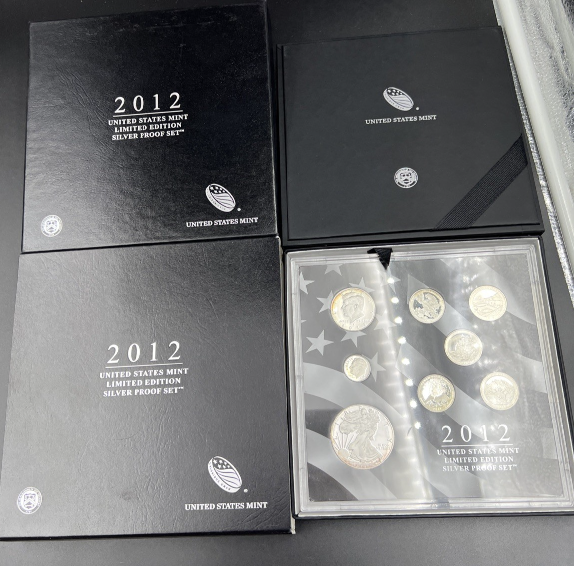 2012 Limited Edition US Silver Proof Set Complete w/ Box COA SK#a