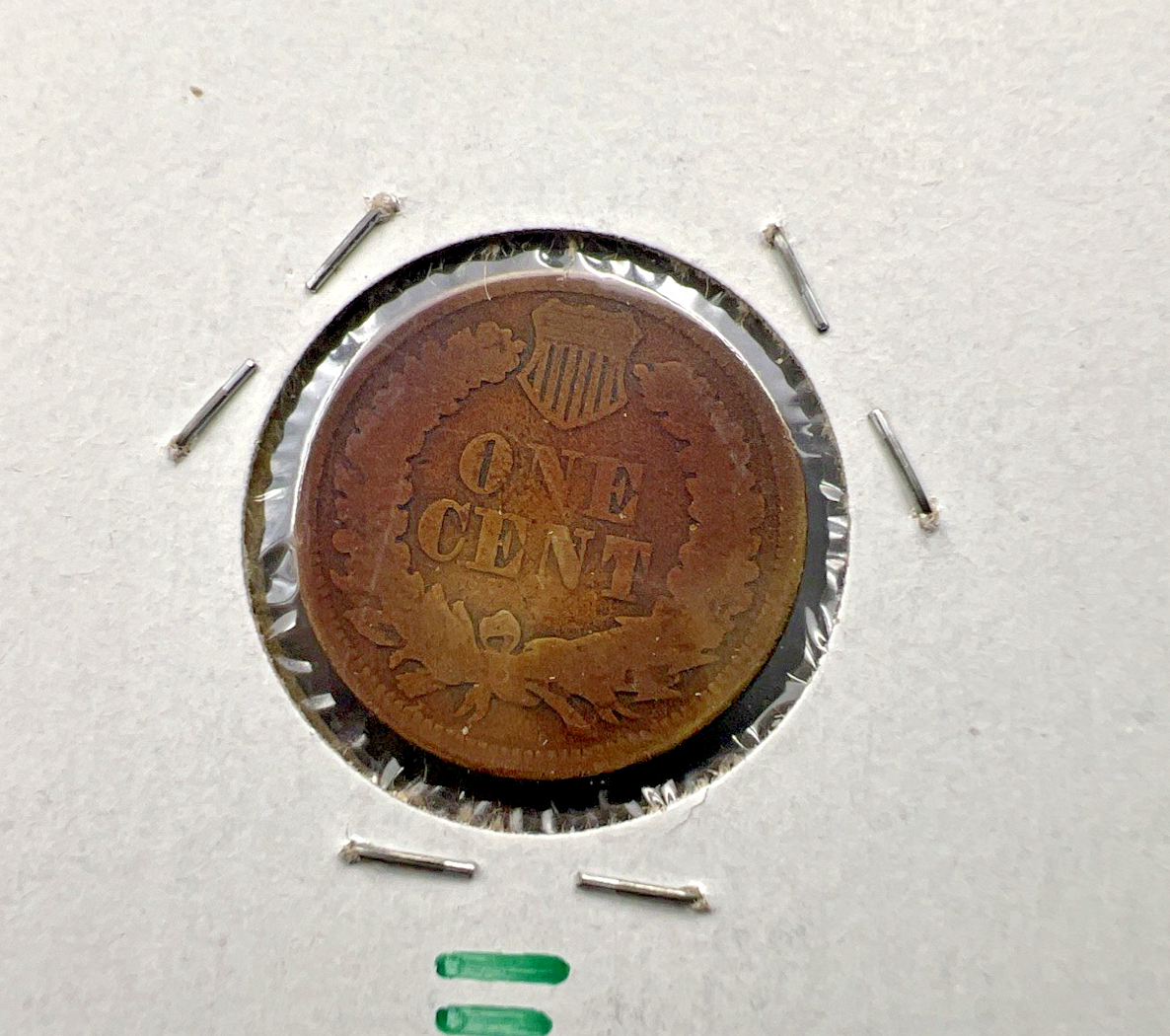1863 1c Indian One Cent Coin Good / VG Circ SKU#A
