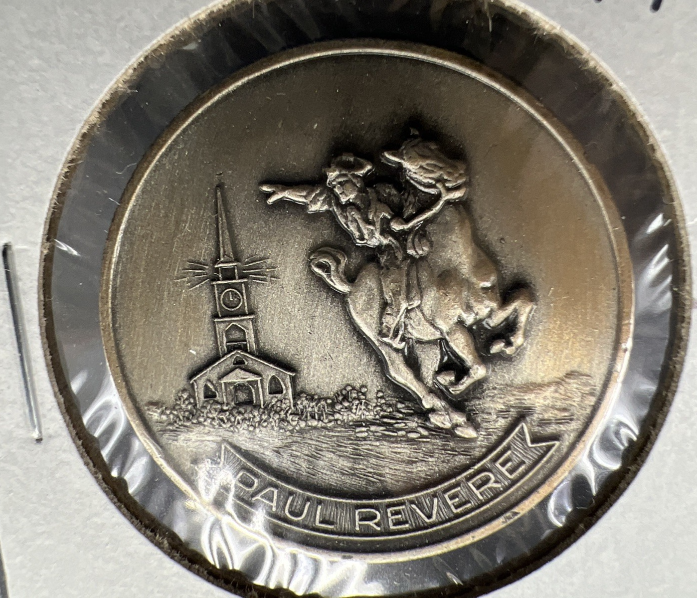1976 Paul Revere Cradle of Liberty Bicentennial Token Nice Condition