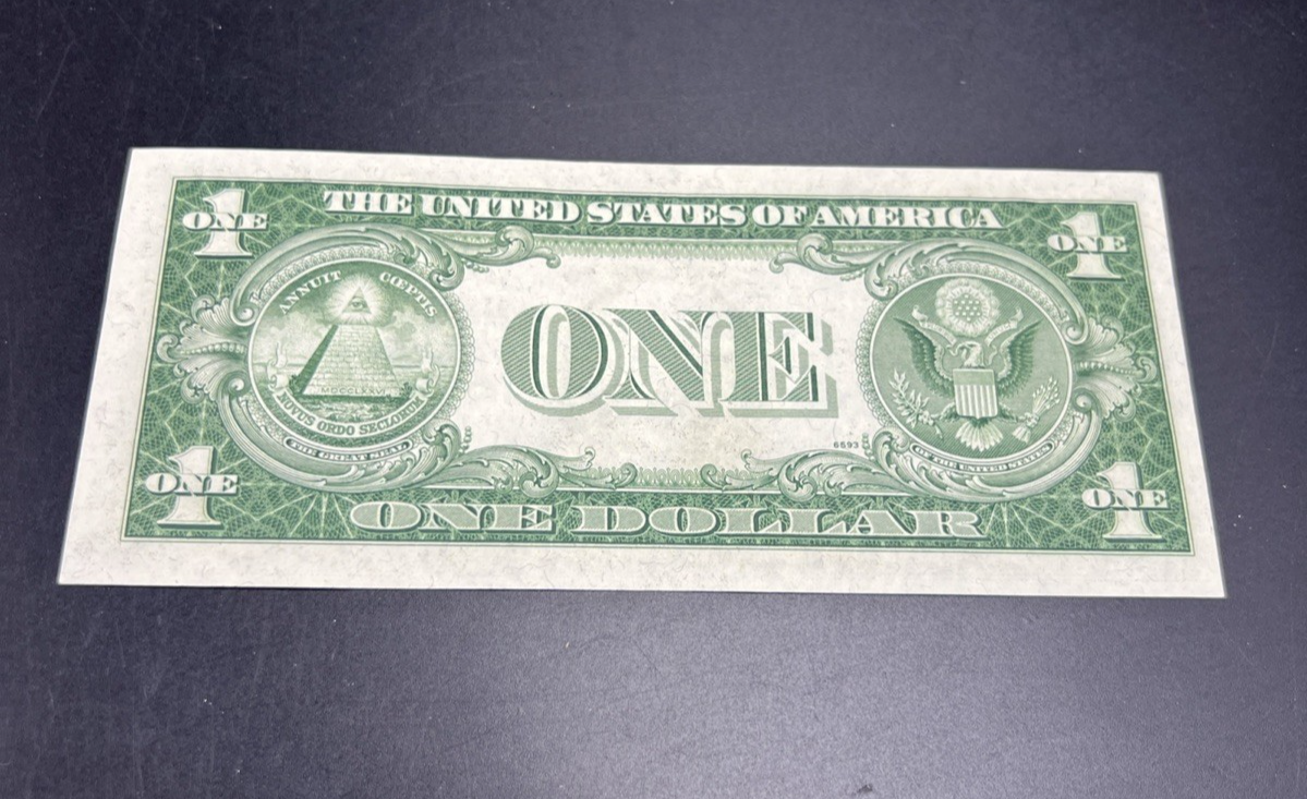 1935 F Lucky #77775040 Repeat Serial Number Silver Certificate $1 Bill XF EF