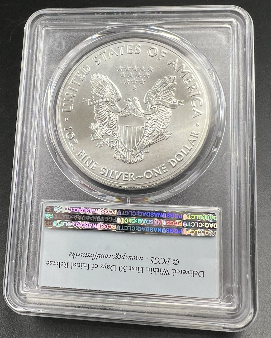 2020 1 Oz ASE American Silver Eagle Coin PCGS MS70 First Strike #586