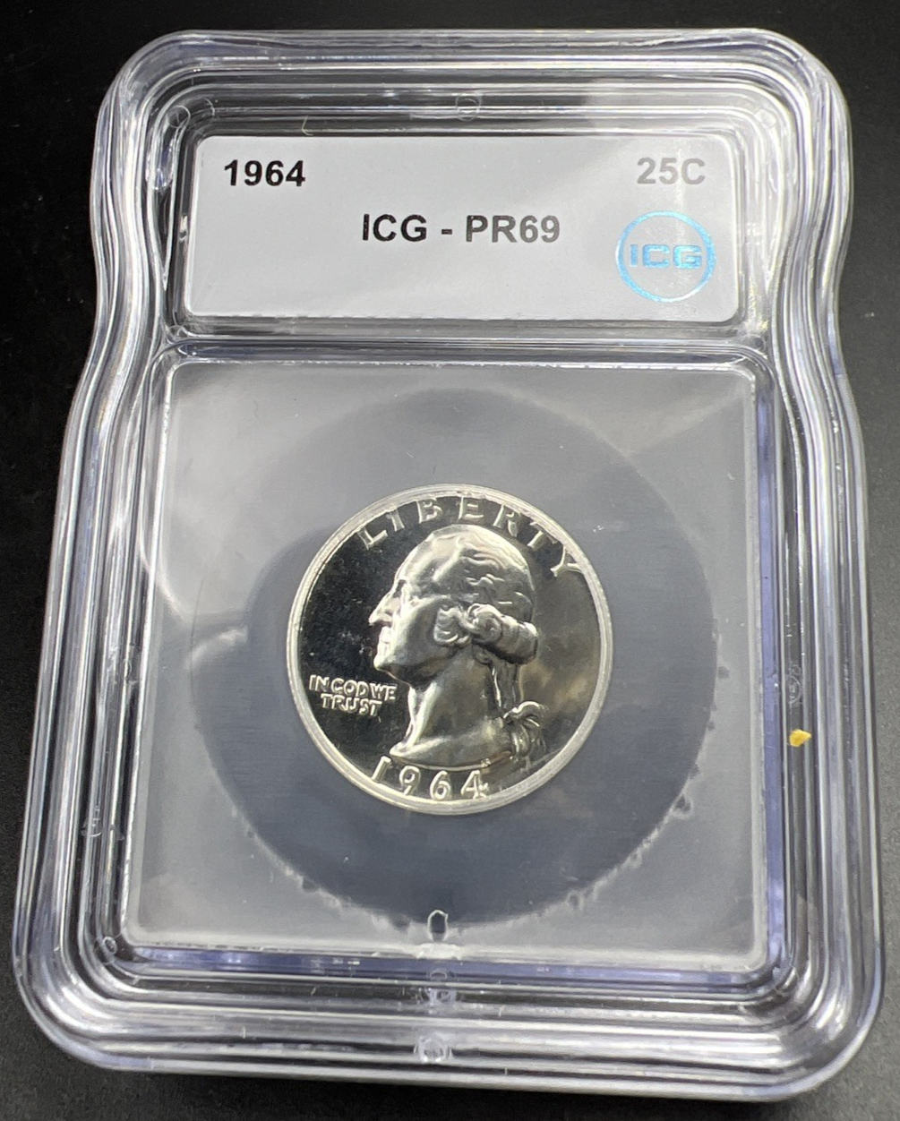 1964 P Washington Silver Quarter Coin ICG PR66 #12