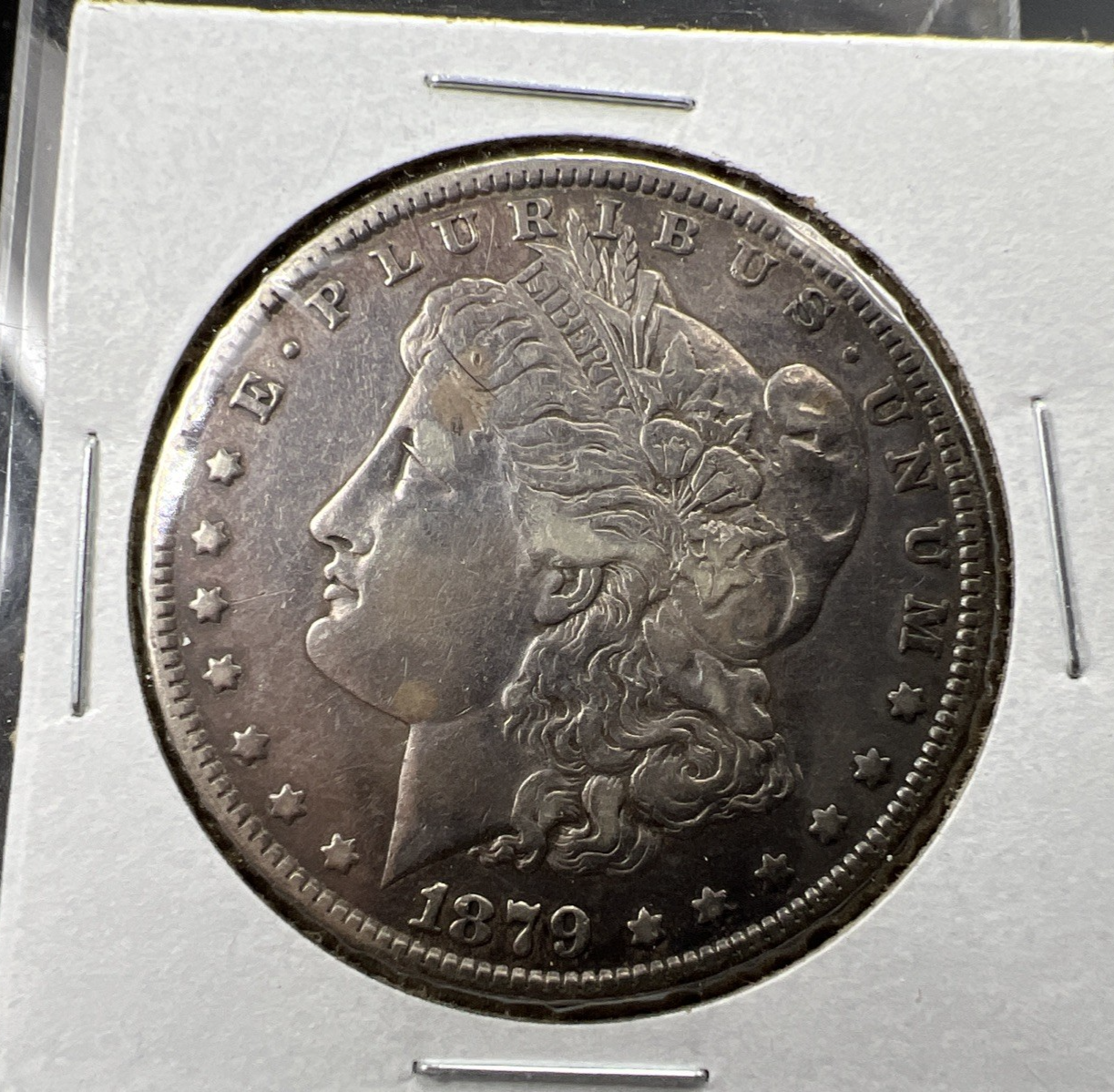 1879 P $1 Morgan Silver Dollar Coin VF Very Fine Circ SK#a
