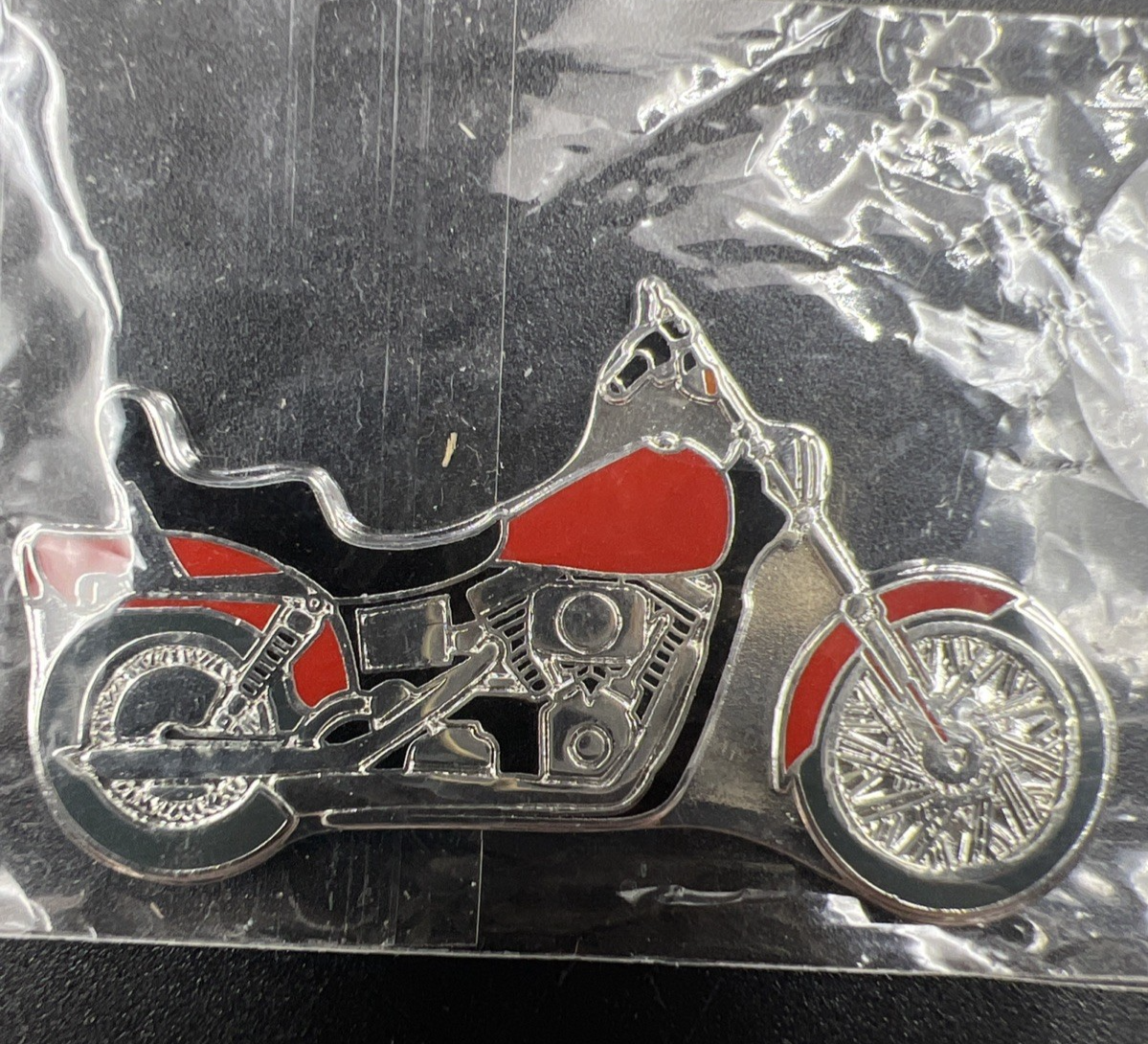 2007 SOMALIREPUBLIC Harley Davidson $1 Red Hog Motorcycle Coin