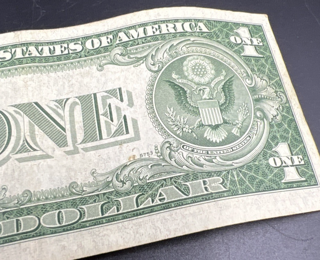 1935 D $1 Narrow Margin One Dollar Silver Certificate VF Very Fine #72