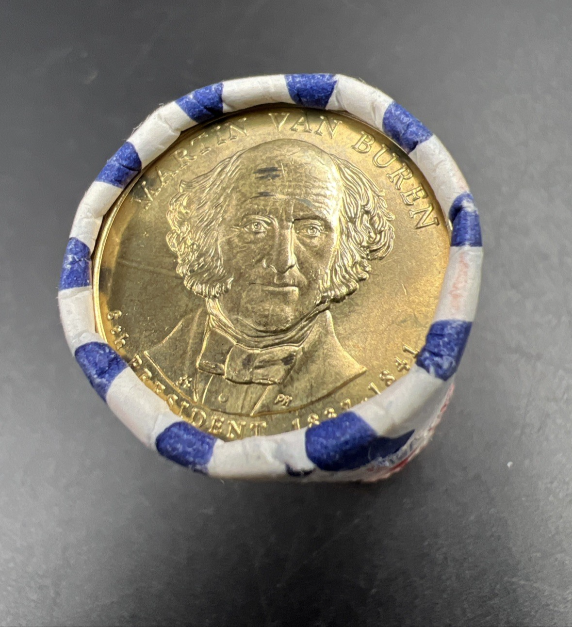 2008 P Martin Van Buren Presidential Dollar US Mint BU Roll 25 Coins