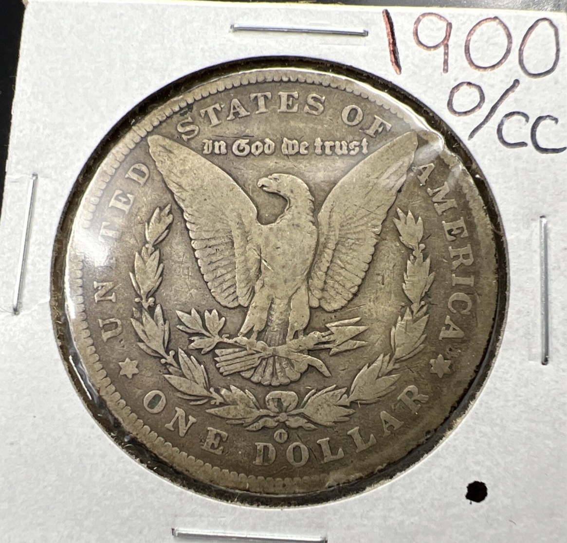 1900 O / CC OMM Morgan Silver Dollar Coin Choice VG Very Good Circ #A