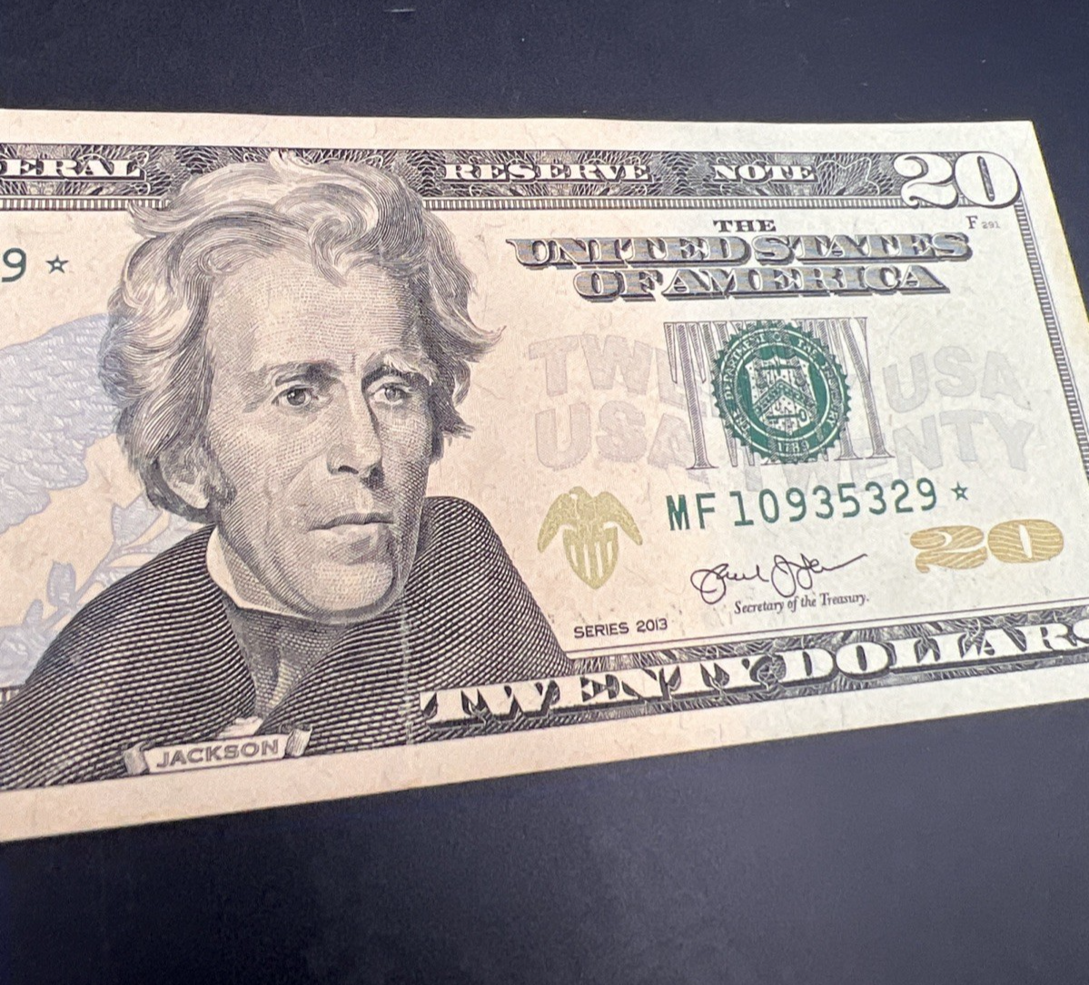 2013 $20 * Star Federal Reserve Note Fine Circ #329