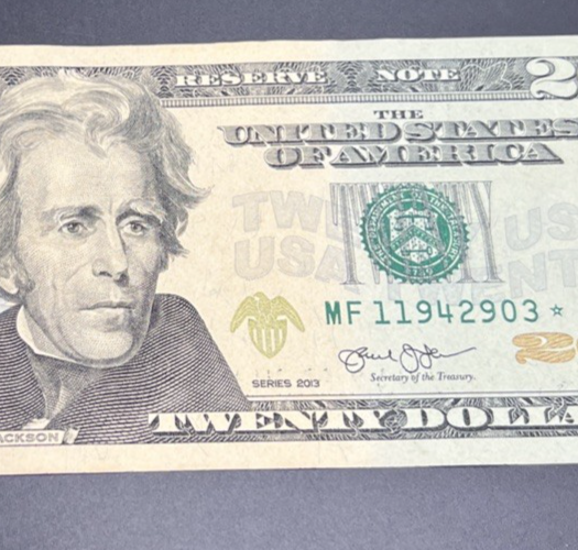 2013 Star * $20 FRN Federal Reserve Note XF EF Extra Fine Circ #903