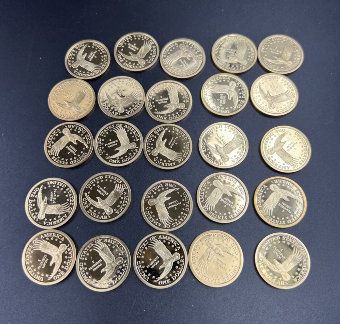 2001 S 25 Coin Proof Sacagawea Dollar Coin Roll