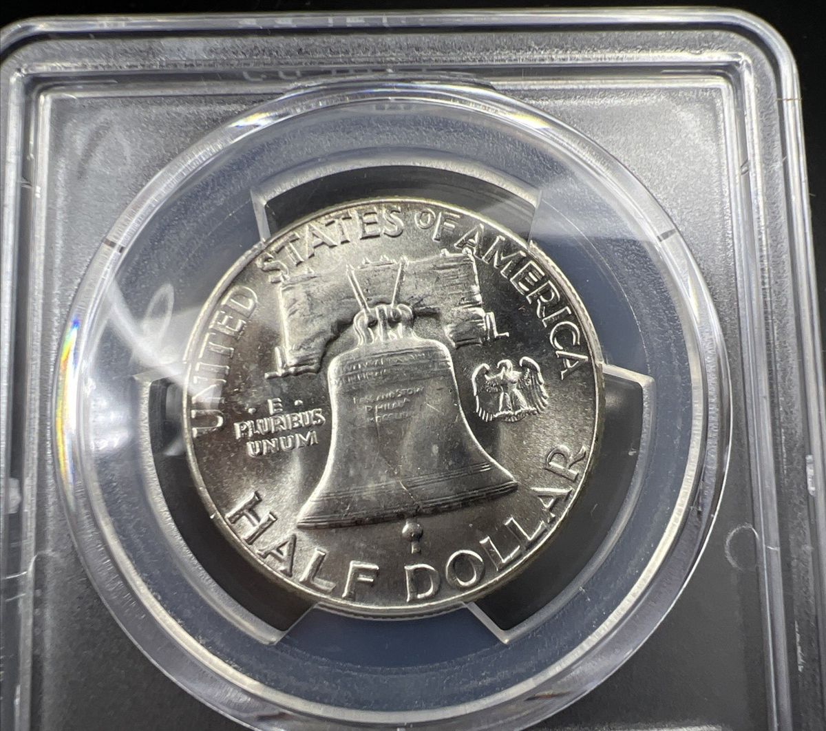 1958 P 50c Franklin Silver Half Dollar Coin PCGS MS64 CH BU Certified #86